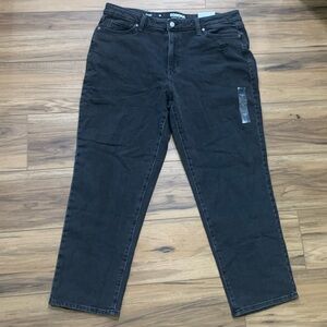 Sonoma Black Straight Leg Denim Jeans 18